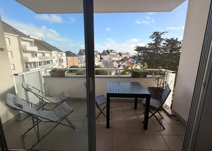 公寓 T2, Balcon, Calme, 800m De La Baule